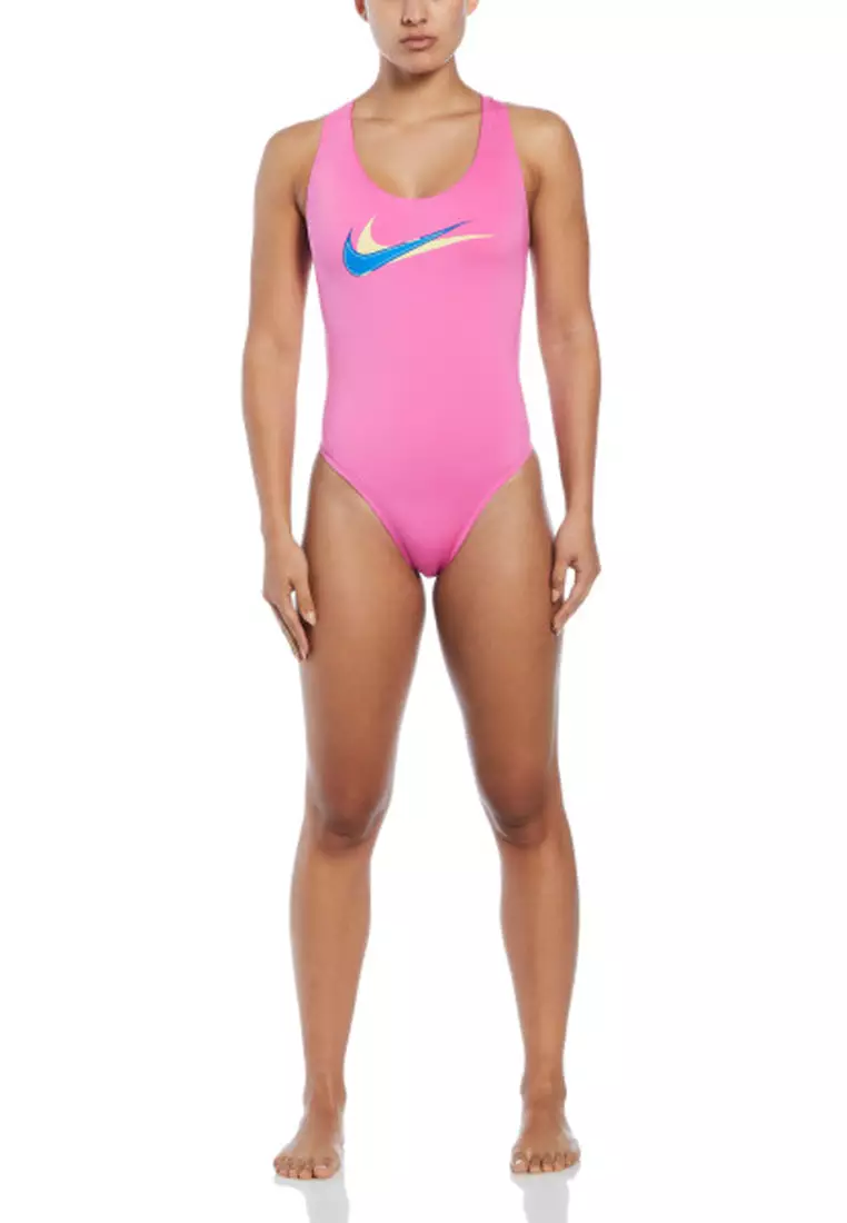 Nike Swim Women's Multi Logo Crossback One Piece