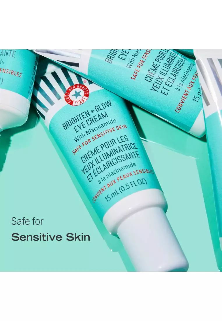 First Aid Beauty Brighten + Glow Eye Cream with Niacinamide 15ml