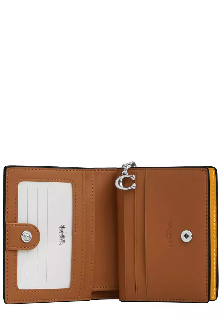 Snap Wallet With Floral Print - Chalk/ Buttercup Multi CBO76