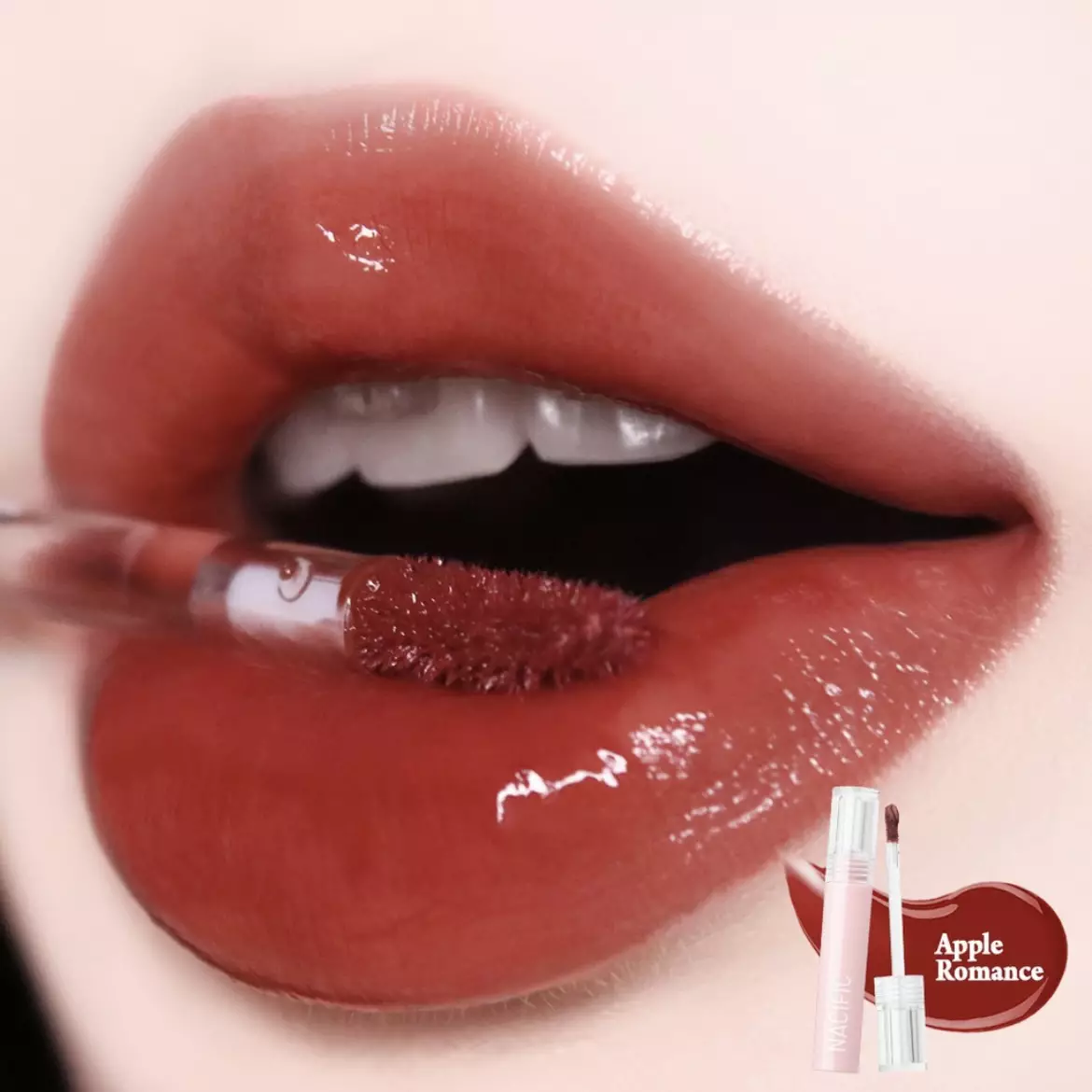 Nacific Glossy Mood Lip Tint - Apple Romance