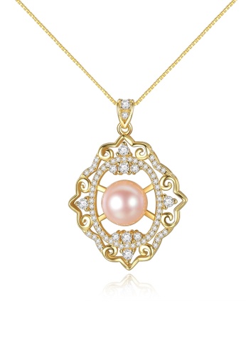 Fortress Hill pink Premium Pink Pearl Elegant Necklace 81FC8AC9D54FA4GS_1
