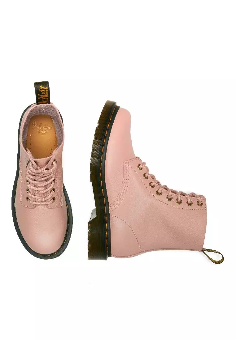 1460 WOMEN'S PASCAL GOLD EYELET LACE UP BOOTS