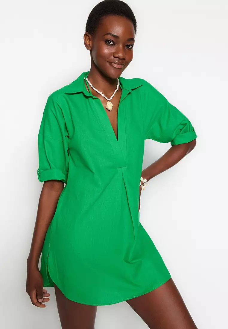 Green sun dresses online