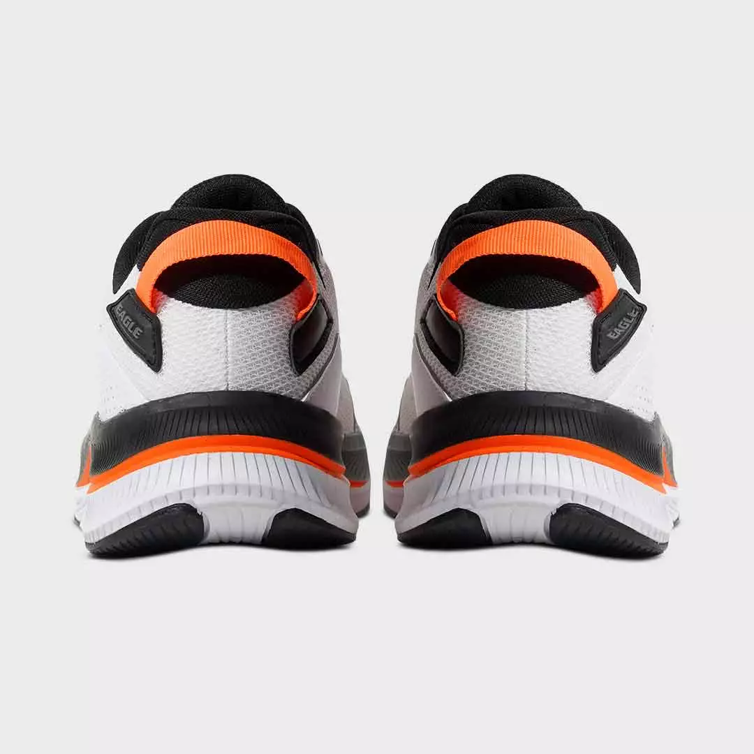 Eagle Sepatu Sneakers Lifestyle Crossrun - Lifestyle Sneakers Shoes - PUTIH/HITAM