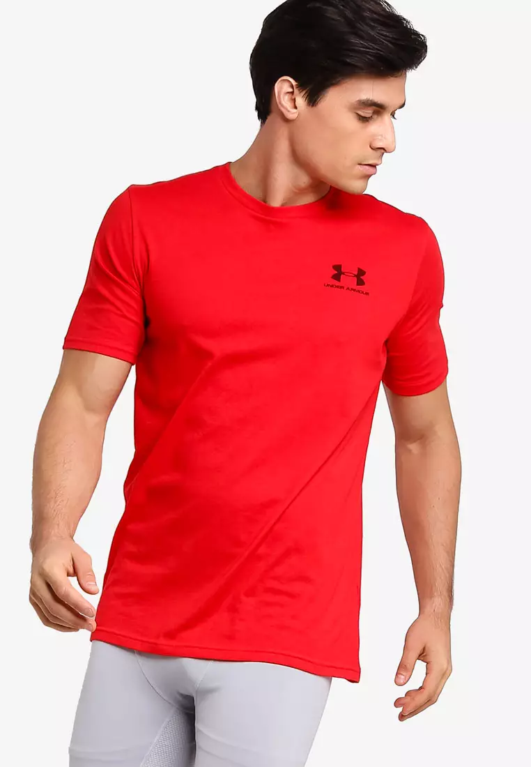 Under armour t shirts men red hotsell