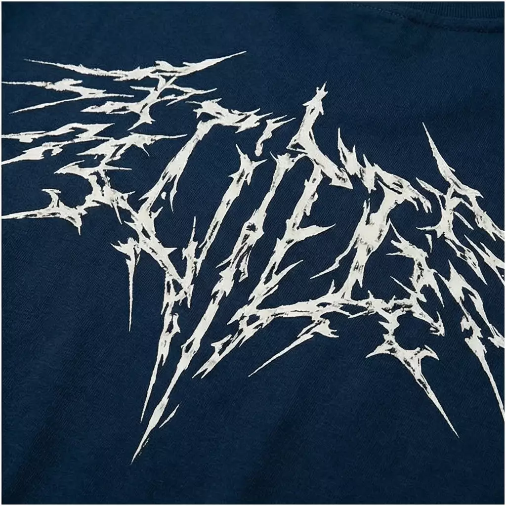 THIRDDAY Kaos Oversize Gym Kalcer Cotton Hybrid 240gsm "lift metal" navy MTZ56