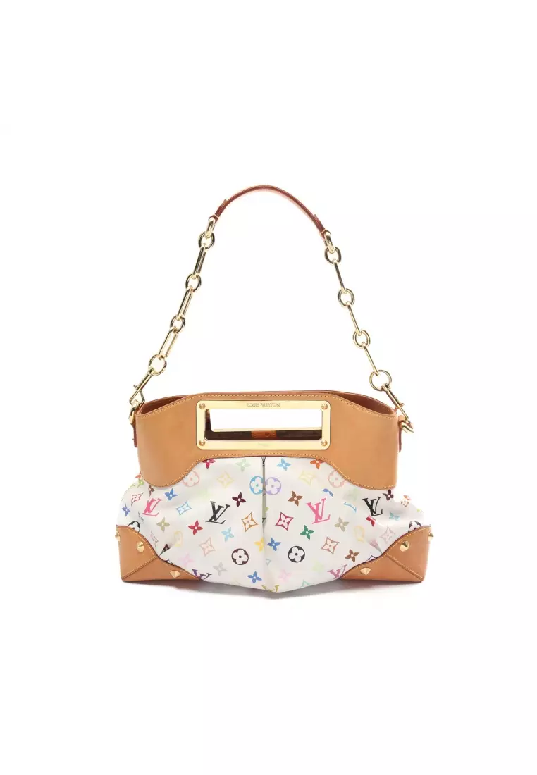 LOUIS VUITTON Speedy 30 Monogram Multicolor Satchel Bag White - 15% OF