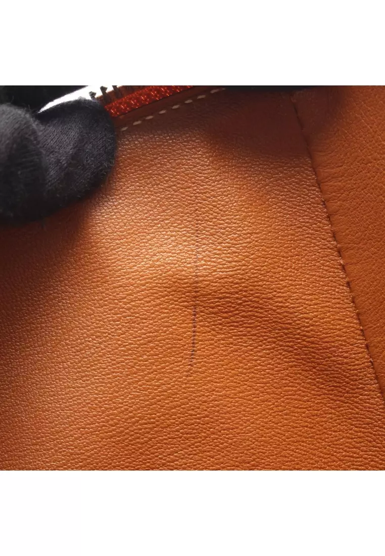 Pre-Loved Hermès Ildobow gold Handbag tote bag Pigskin Brown gold hardware