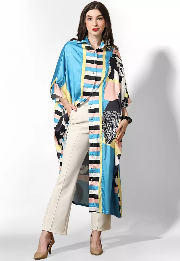 Kanzi Collared Kaftan