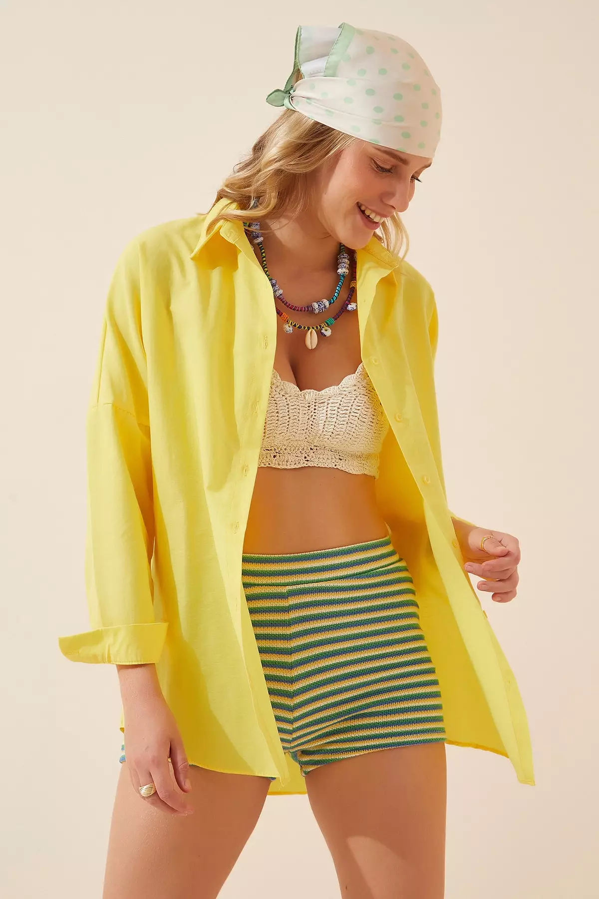 Oversize Long Basic Shirt