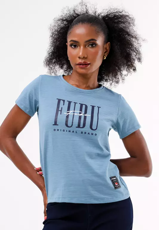 Round Neck Streaky Short Sleeve