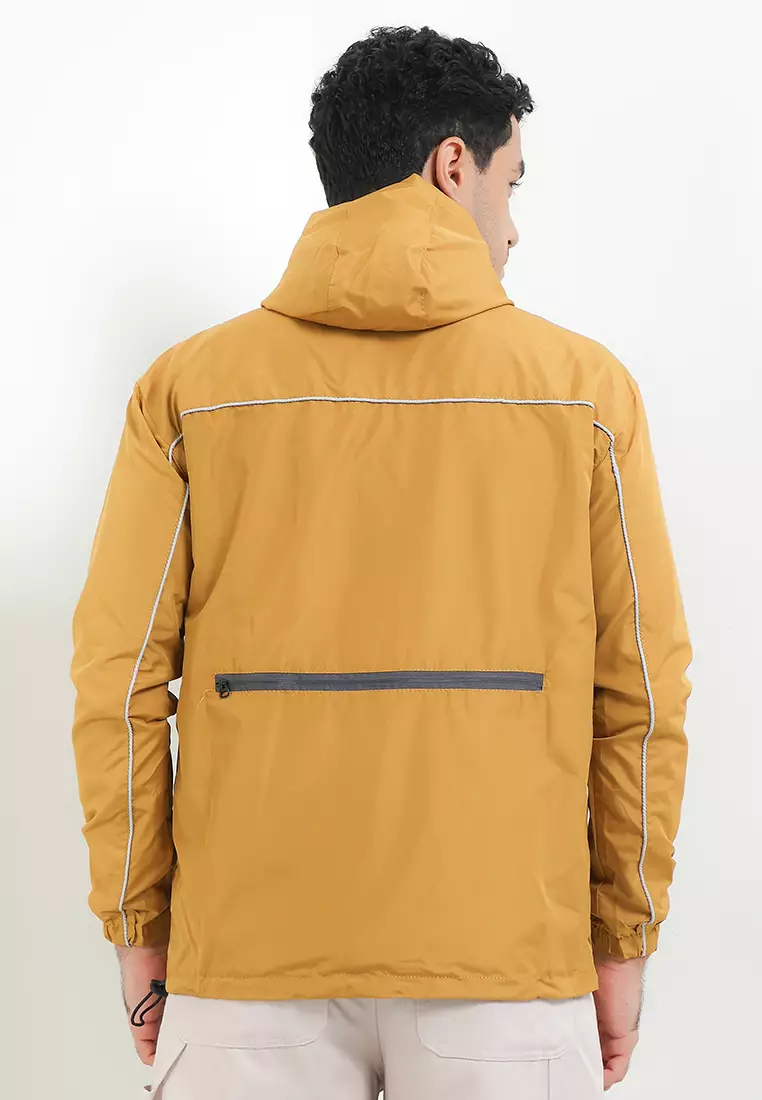SYZLO Jaket Outdoor Packable Bisa Dilipat Jadi Tas - Caramel