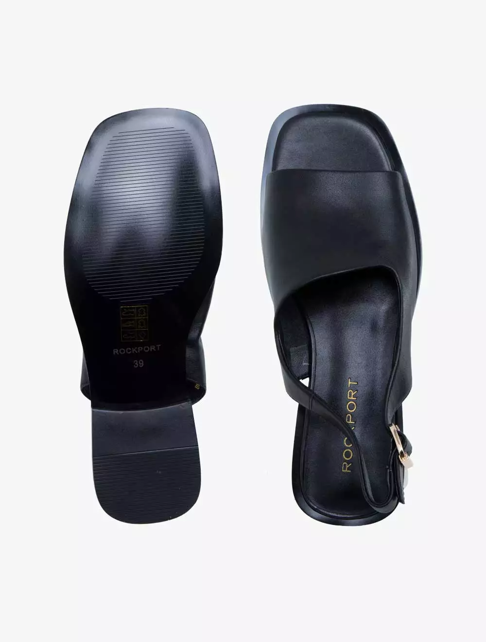 Rockport Women's MLT2501 Flat Sandals - Black