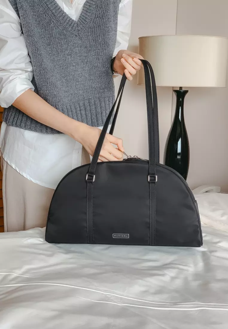 ALICE Nylon Crossbody Bag Black