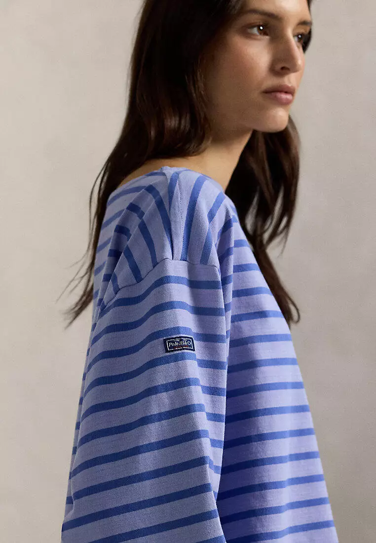 Striped Boatneck Mariner Tee