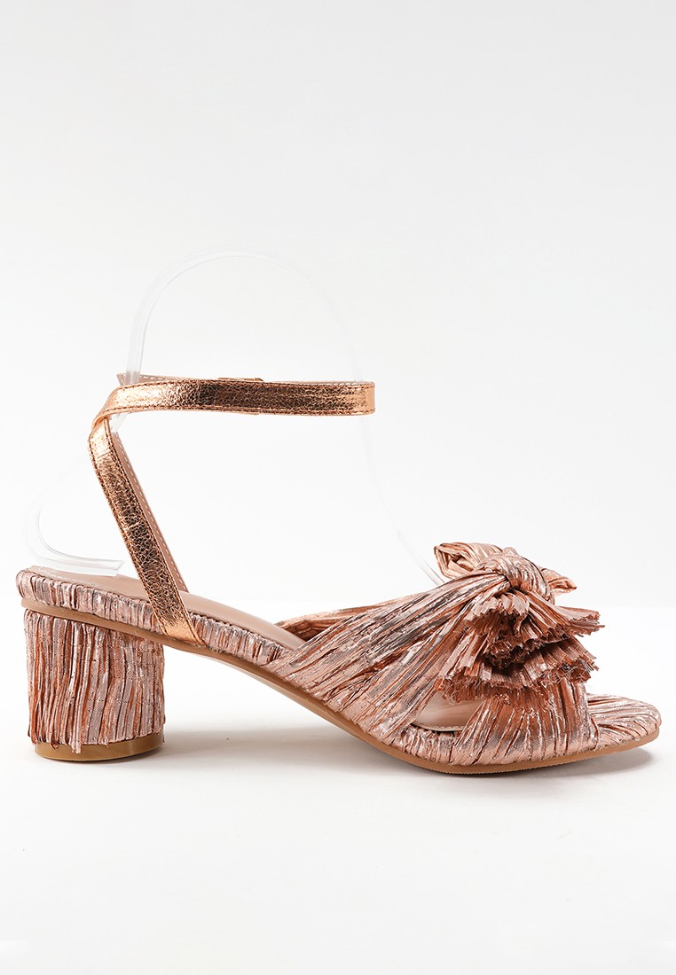 5CM Bowknot Strap Mid Heel Sandals WTY1199-1