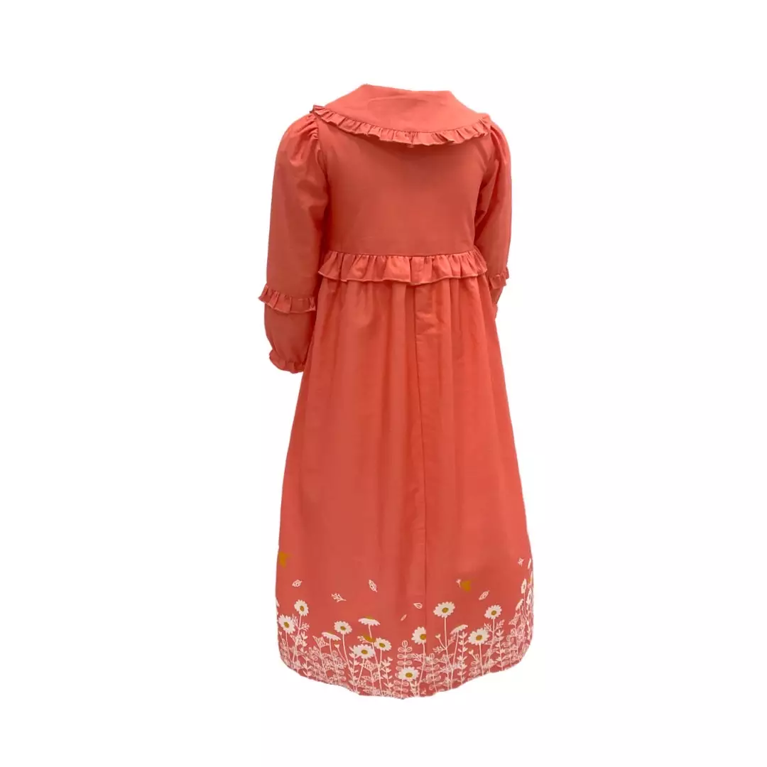 Pingu Gamis Anak Perempuan Printing Flower 94301326