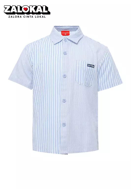 Kemeja Krah Biasa Short Sleeve