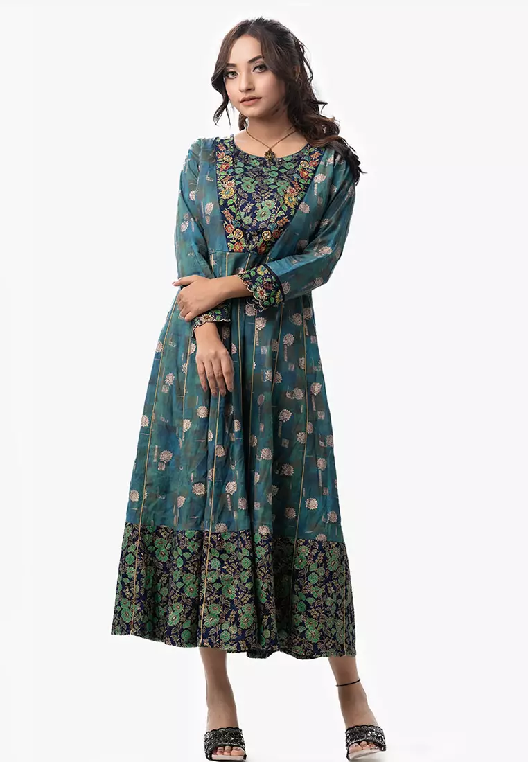 Le Reve Bohemian 精制连衣裙风格长款束腰外衣