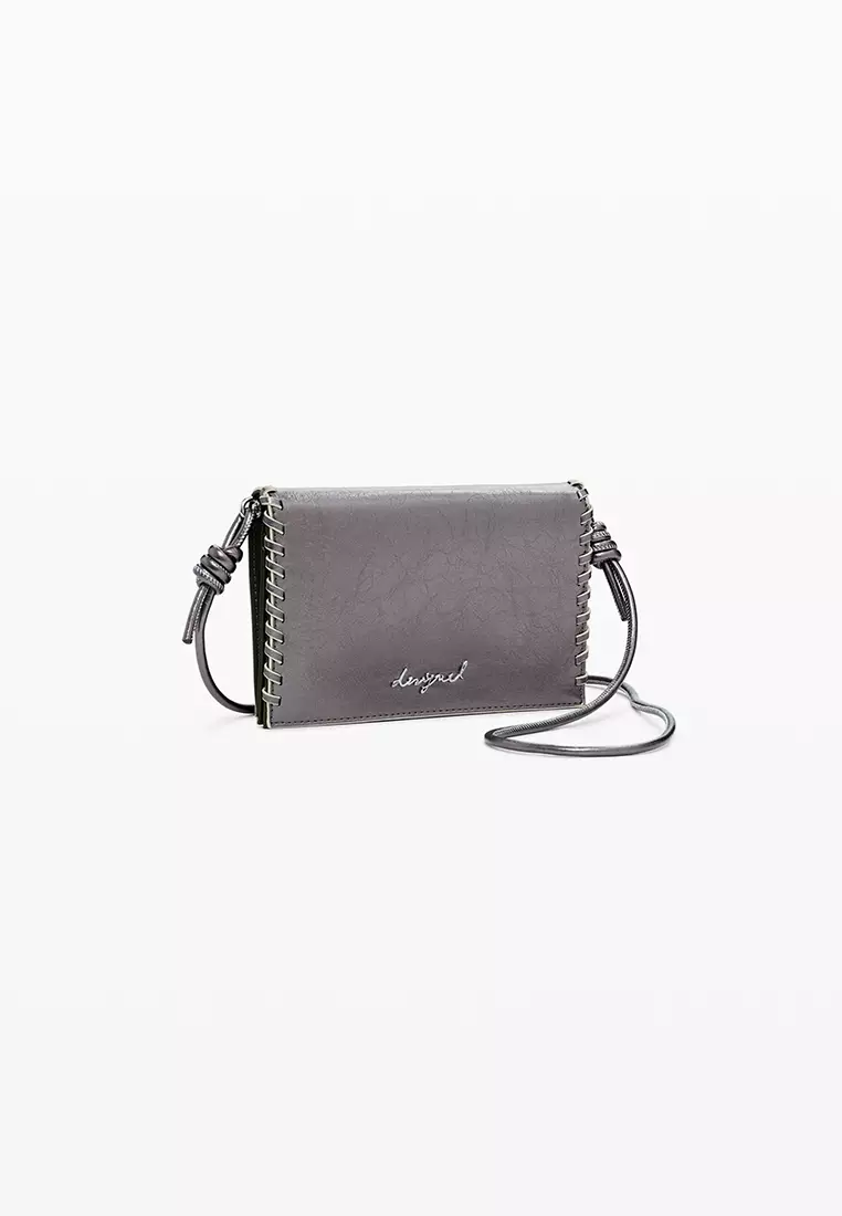 Large metallic convertible wallet