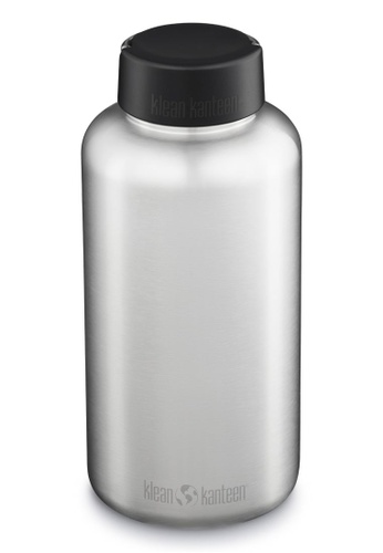 Klean Kanteen silver Klean Kanteen Wide 64oz (with Wide Loop Cap)(Brushed Stainless) V2 0DB2DAC29B1802GS_1