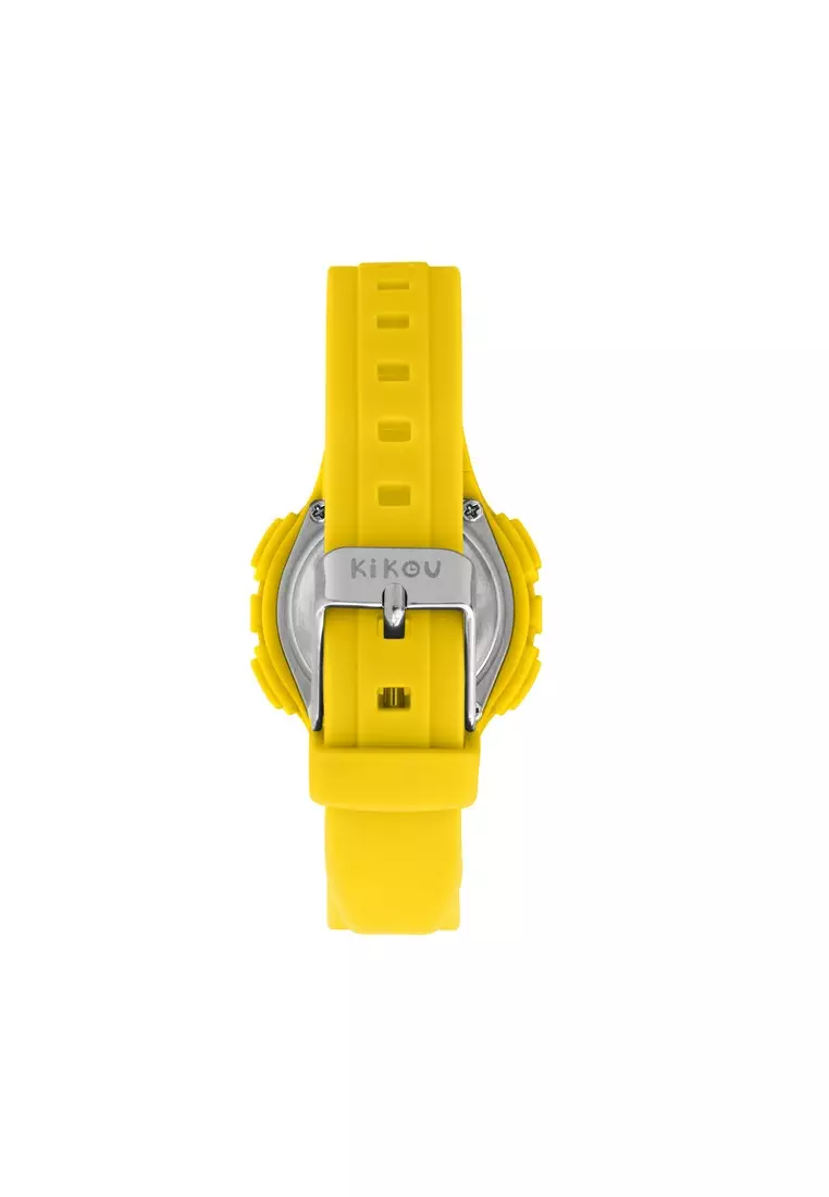 [Kids' Gift] Kikou NEON Collection 31mm Yellow Dial Kids Digital Watch R4551107001
