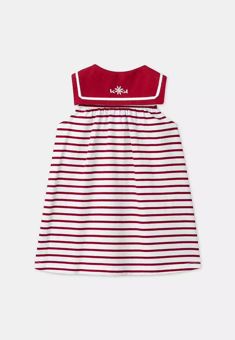 Red Striped Sailor Dress