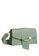 Strathberry green MINI CRESCENT SHOULDER BAG - SAGE WITH VANILLA STITCH E6B05AC8BEC8DCGS_3