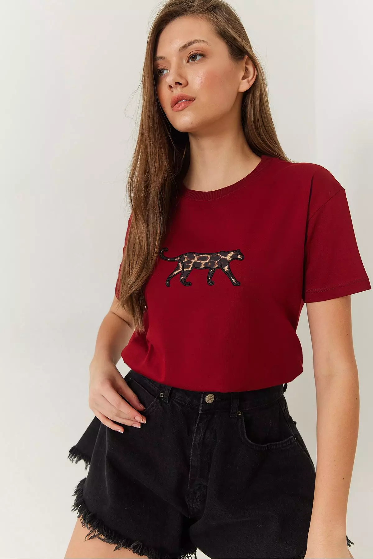 Women's Leopard Print T-Shirt 60602006