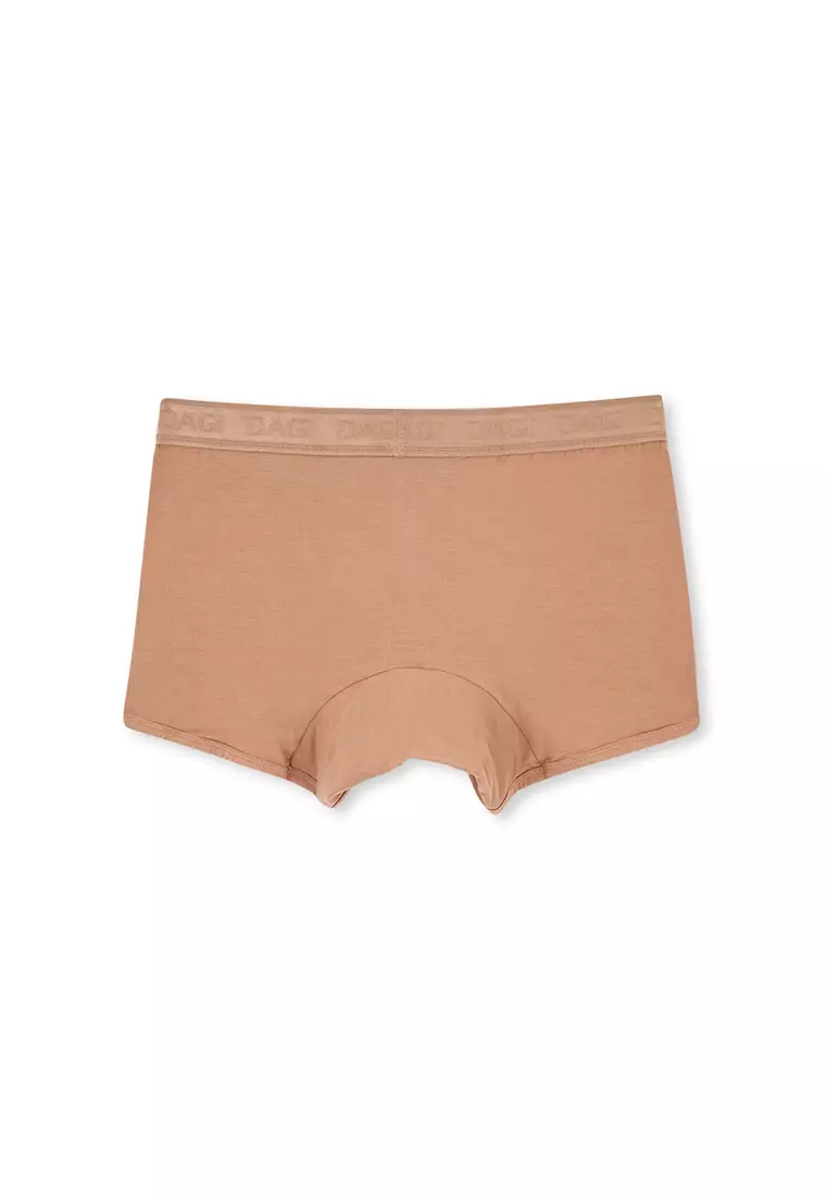 Buy DAGİ 2-Pack Light Brown-Navy Blue Basic Boxer, Regular Fit ...