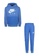 Nike blue Nike Boy's NSW Nike Air Pullover + Pants Set (4 - 7 Years) - Dark Marina Blue C88D8KA7D2F031GS_1