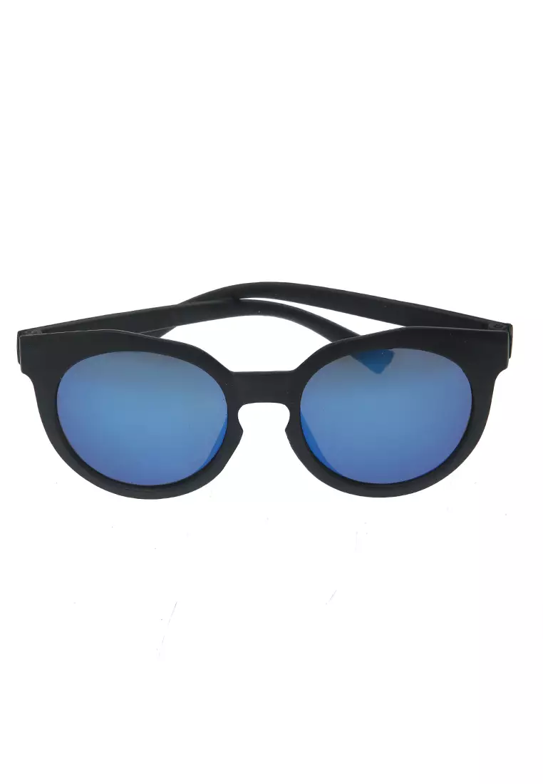 Enzio Kacamata Anak Pria UV Protection Sunglasses Kids Frame Material Plastic ORIGINAL - Black Blue