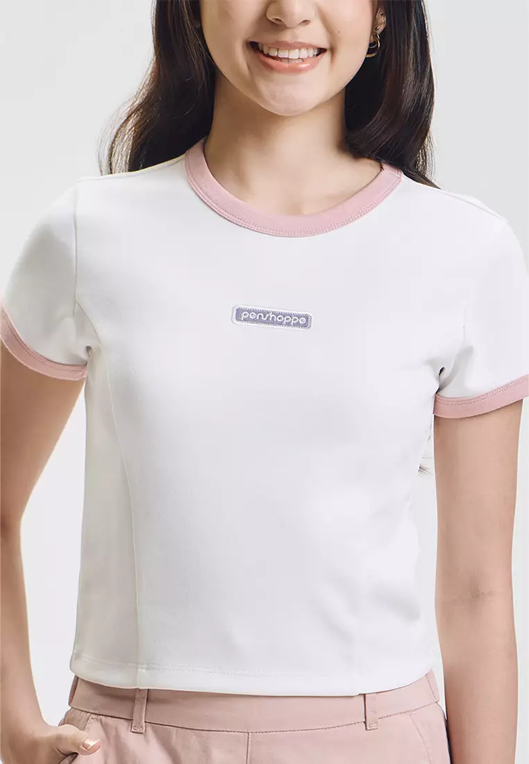 Slim Ringer Graphic T-shirt