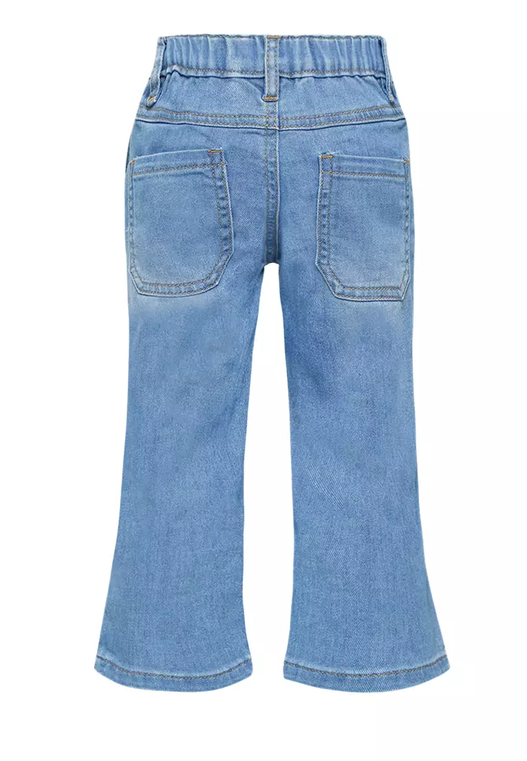 Qna Girl Apehra Celana Panjang Denim Anak Biru