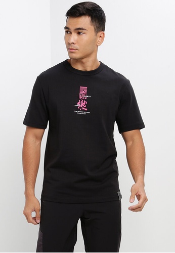 361° 黑色 Sports Life 短袖T-襯衫 EC8D7AA4DB3FF9GS_1