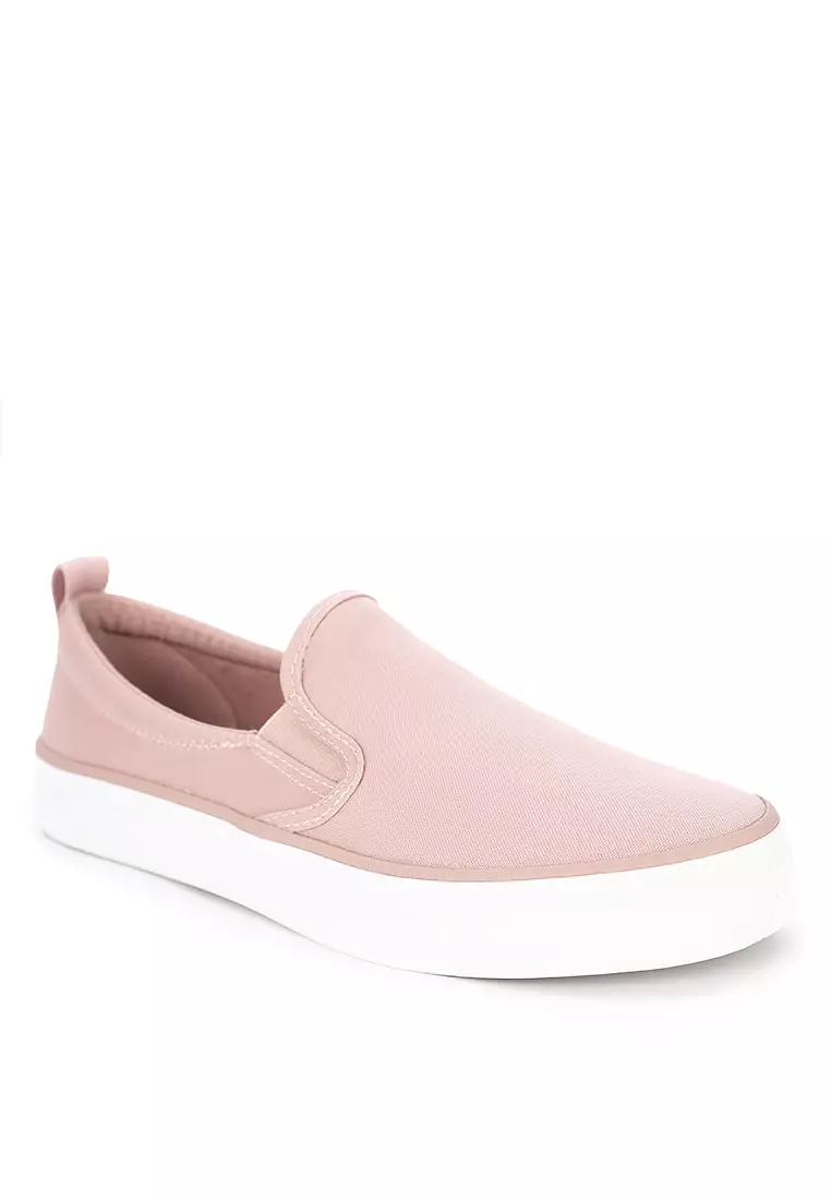 Sperry pink shop slip on