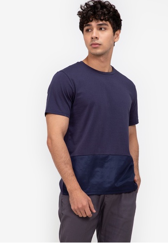 ZALORA BASICS 多色 Nylon Patch T-Shirt D5E81AA91887A0GS_1