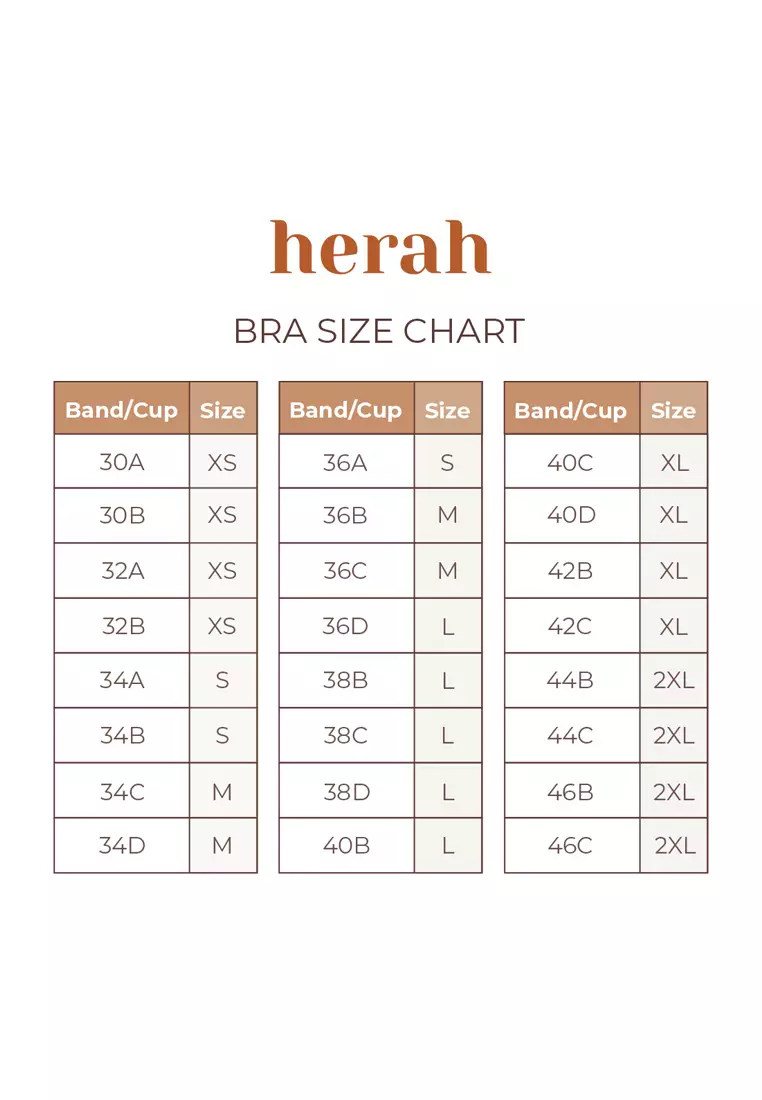 Buy herah Herah Seamless Wireless Vest Bra for Petite to Plus Size