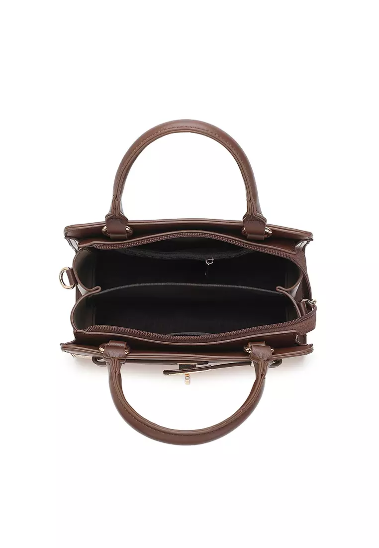 Women's Top Handle Bag / Sling Bag / Crossbody Bag / Shoulder Bag - Beige