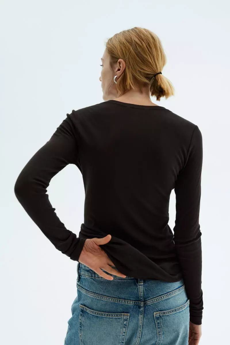 Pima cotton jersey top