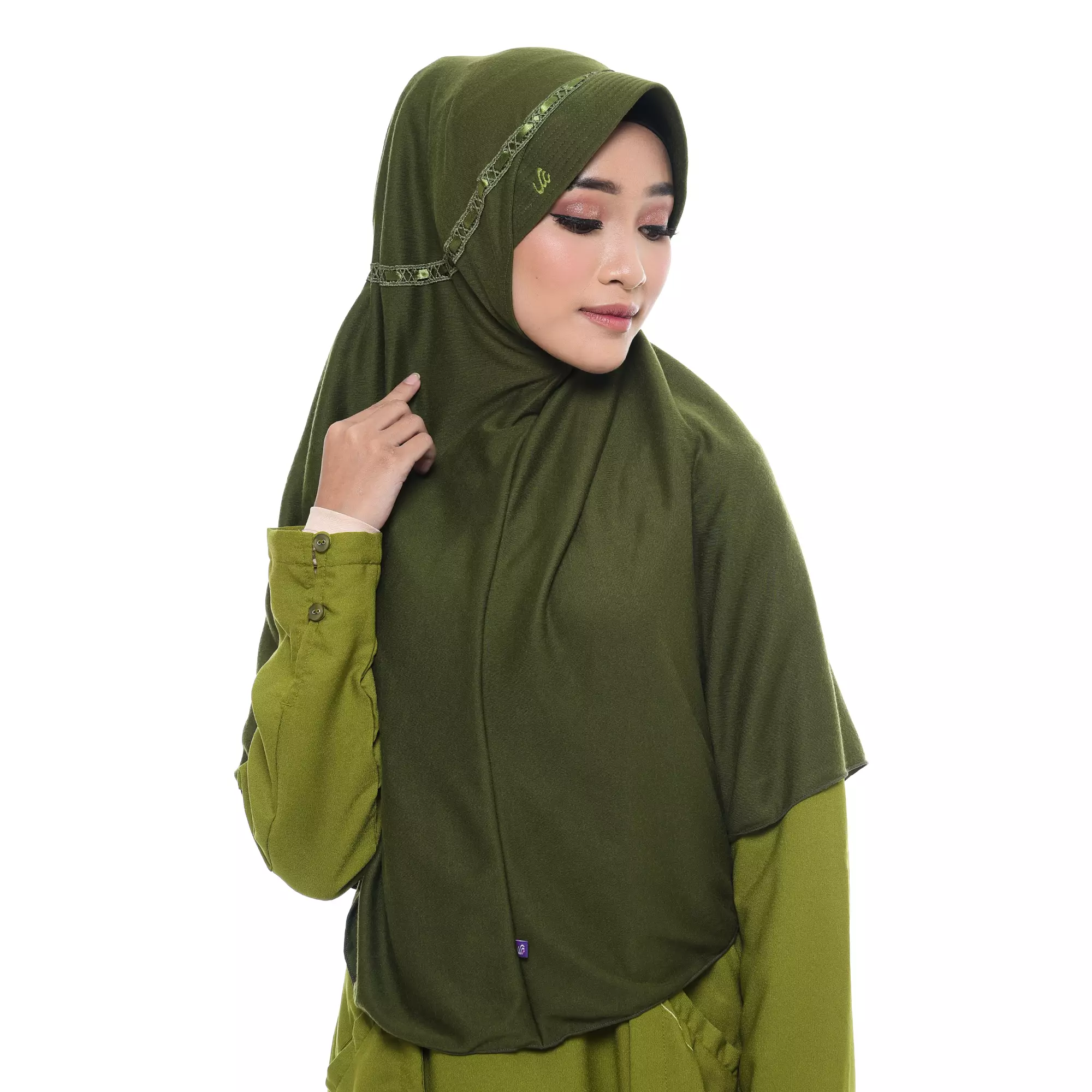 RABBANI - Kerudung Sekolah Instan Hemy KAA XL - Cypress