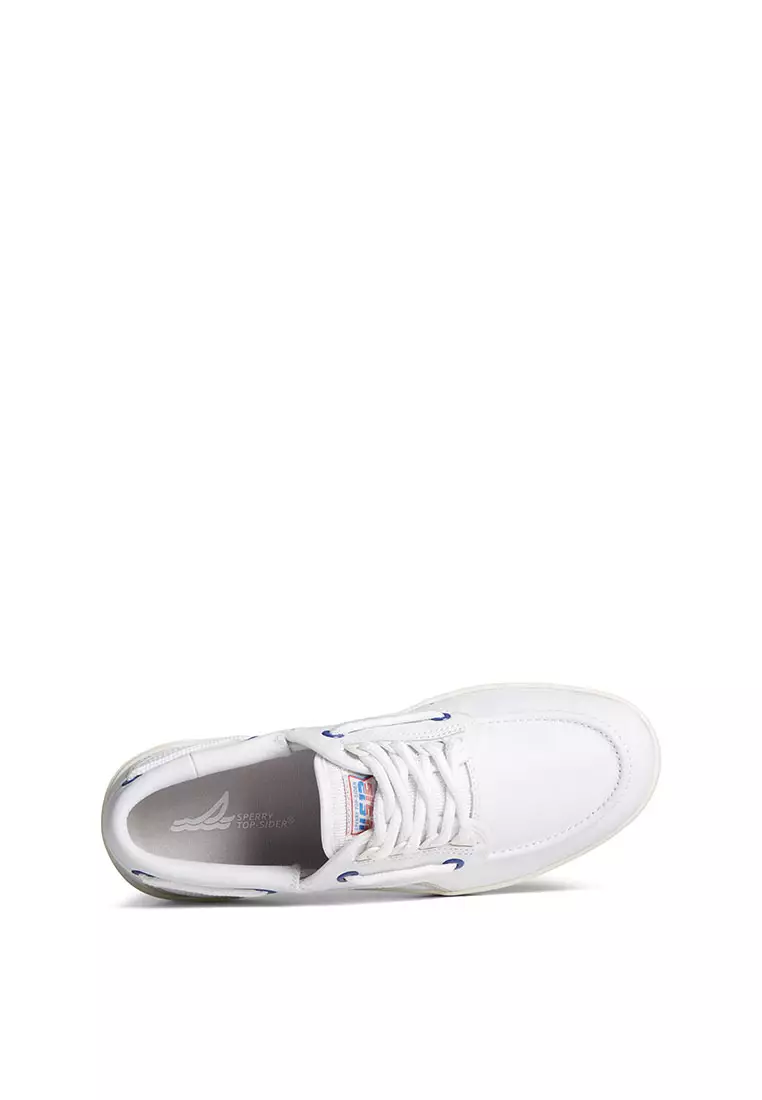 Men's U.S.12 Boat Shoes - White (STS25901)