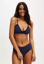 Stacy Polka Dot Navy