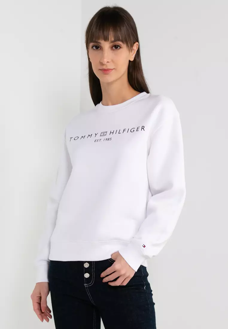 Tommy Hilfiger Modern Corp Logo Crew Neck Sweatshirt 2024