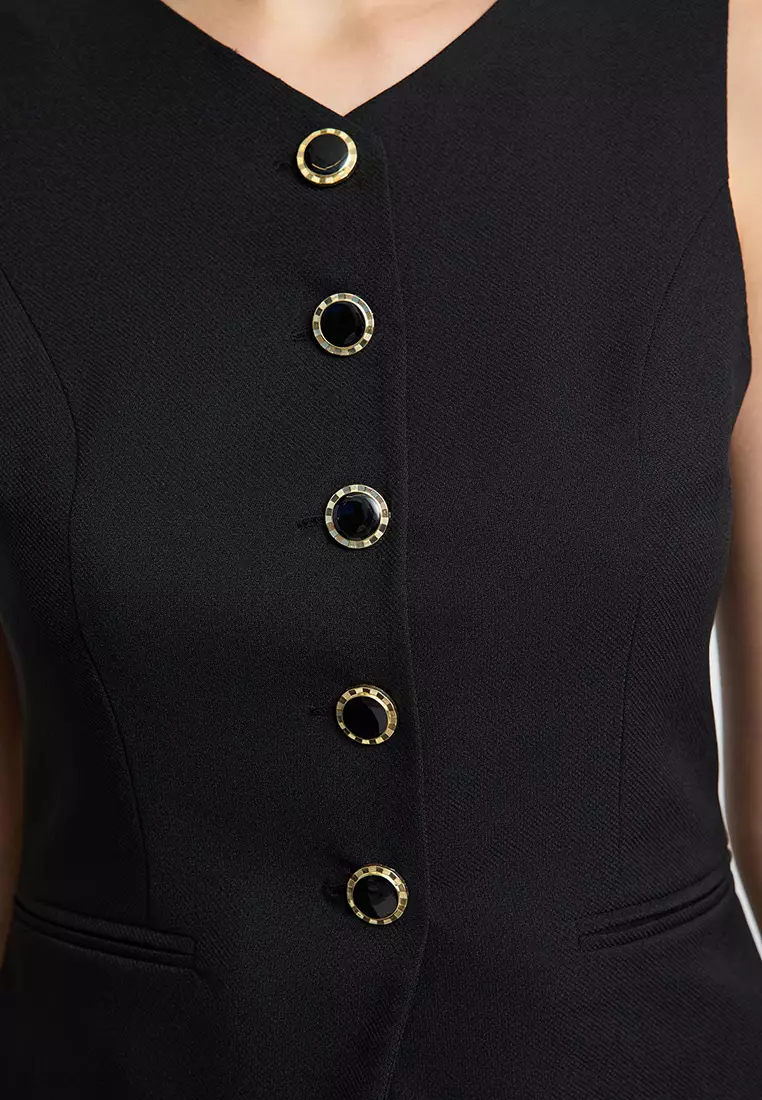 Buttoned Vest