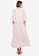 H&M pink and multi Flounced Dress 19482AA05696EEGS_2