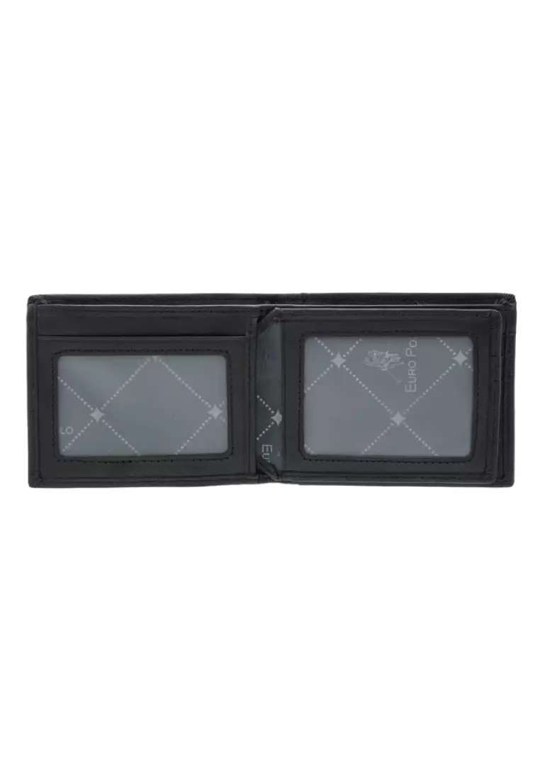 Euro Polo Men's RFID Double ID Bifold Leather Wallet EWB 40159