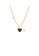 Glamorousky silver Fashion Simple Plated Gold 316L Stainless Steel Heart Pendant with Necklace 22E5EAC437EB19GS_2