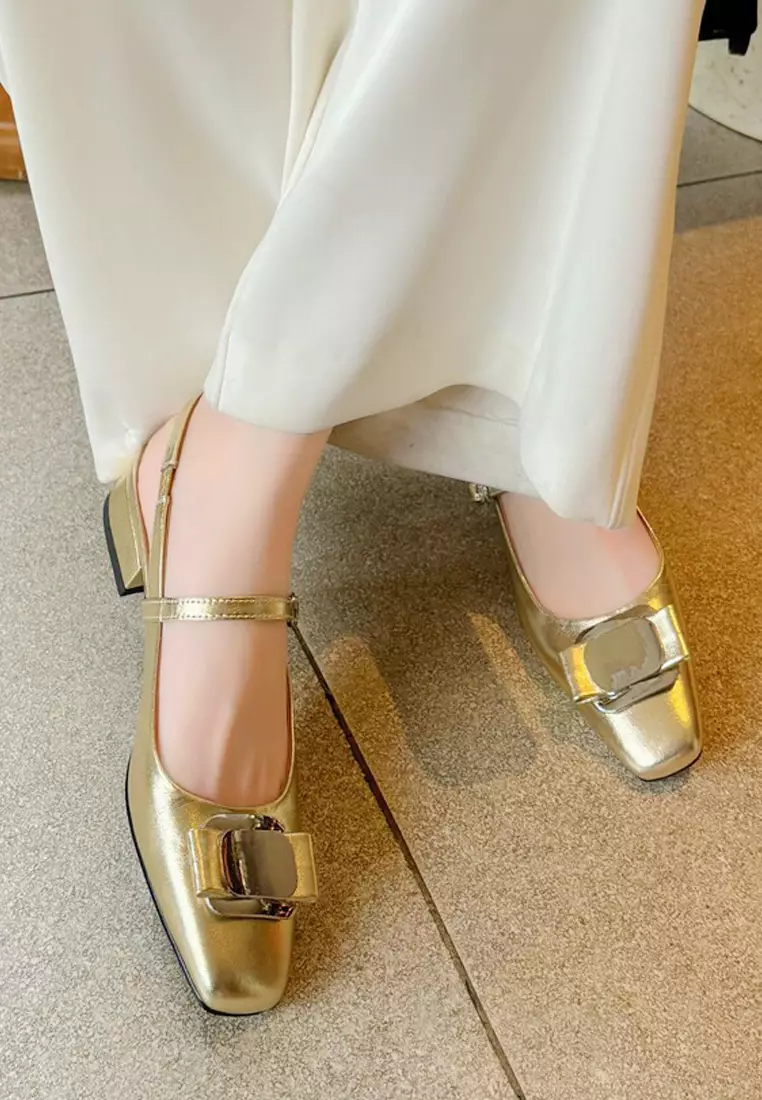 Buy Twenty Eight Shoes VANSA Fashion Sheep Leather Bow Low Heel