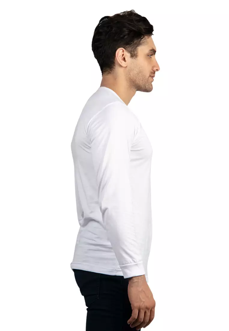 Guitar T-Shirt Camisa Chino Long Sleeve White – Metro Alabang – Department  Store